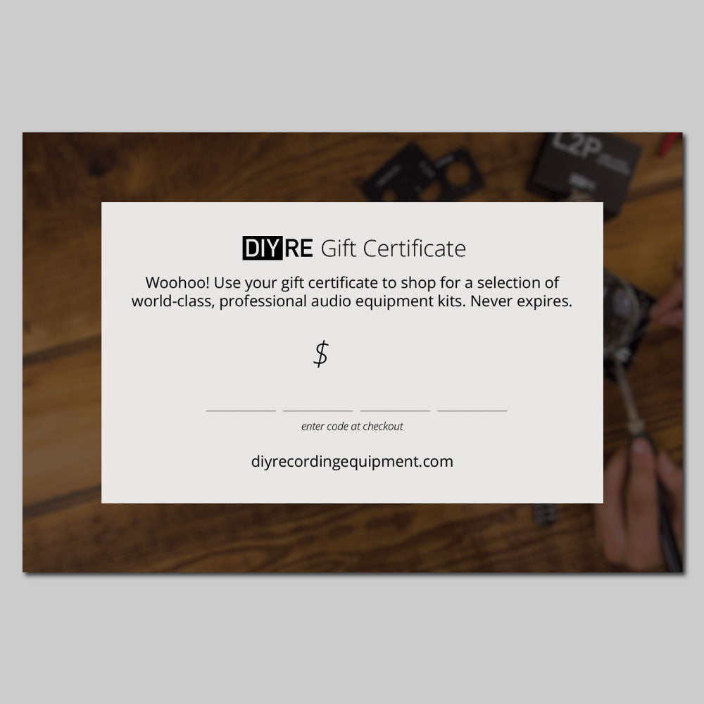 DIYRE Store Gift Card